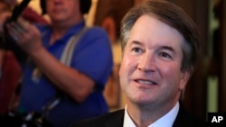 川普总统提名担任美国最高法院大法官的卡瓦诺法官面临阻挠提名获得确认的努力