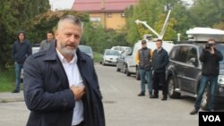 Dolazak Naser Orića u Sud BiH na izricanje presude, 9. oktobar 2017. godine