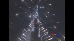 世界各地迎接新年到来