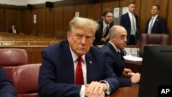 Ish Presidenti Donald Trump në Gjykatën e Manhatanit, Nju Jork, 15 prill, 2024