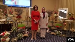 از جمله مهمانان مراسم چهارشنبه شب، نانسی پلوسی، رهبر اقلیت دموکرات مجلس نمایندگان بود. 