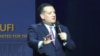 U.S. Republican Senator Ted Cruz of Texas, speaking to pro-Israel Christian activists in Washington, says Iran’s decades-long rallying cries of "Death to America" and "Death to Israel" must be taken seriously, July 24, 2018. (B. Gharehdaghi/VOA Persian)