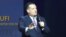 U.S. Republican Senator Ted Cruz of Texas, speaking to pro-Israel Christian activists in Washington, says Iran’s decades-long rallying cries of "Death to America" and "Death to Israel" must be taken seriously, July 24, 2018. (B. Gharehdaghi/VOA Persian)