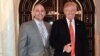 FILE - U.S. businessman David Correia appears to pose with President Donald Trump in an undated screen capture from Correia's Facebook account made by investigators and provided to Reuters, Oct. 10, 2019.