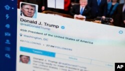 Shafin Twitter na shugaba Trump 