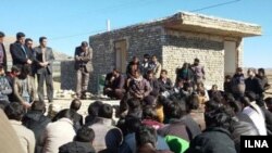 عکی آرشیوی از اعتصاب کارگران معدن کوشک بافق