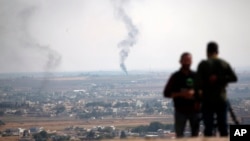 Bajarê Serêkanîyê ji aliyê Tirkiyê ve (Arşîv)