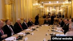 Fransa, Azərbaycan və Ermənistan prezidentlərinin Paris görüşü