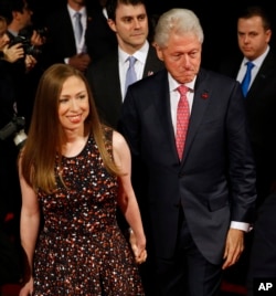 بیل کلینتون و دخترش چلسی