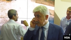 联合航空集团总裁波格相。（美国之音白桦拍摄）