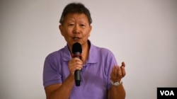 前香港大律师公会主席李志喜。（美国之音汤惠芸拍摄）