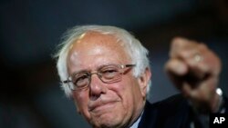 Sanders abokin hamayyar Hillary Clinton