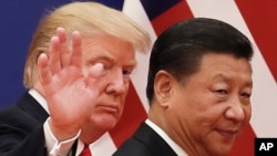 中国国家主席习近平在北京会见美国总统特朗普（资料照片）