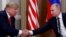Tổng thống Hoa Kỳ Donald Trump (trái) và Tổng thống Nga Vladimir Putin trong lần gặp nhau tại Helsinki, Phần Lan, vào ngày 16/7/2018.
