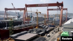 یکی از بنادر نفتی کره جنوبی. آرشیو
