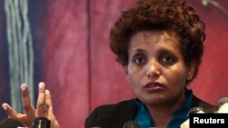 የኢትዮጵያ ምርጫ ቦርድ ሰብሳቢ ወ/ሪት ብርቱካን ሚደቅሳ 