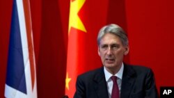 سخنرانی فیلیپ هاموند وزیر خارجه بریتانیا در دانشگاه پکن - ۲۱ مرداد ۱۳۹۴ 