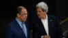 U.S. Secretary of State John Kerry, right, and Russia's Foreign Minister Sergey Lavrov talk in Kiruna, Sweden, Wednesday, May 15, 2013.