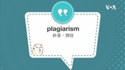 学个词--plagiarism