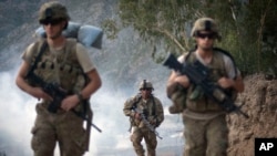 Soldats de l'armée américaine en Afghanistan. 