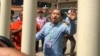 Kim Sok, a political analyst, was charged and sent to pre-trial detention following hours of questioning, February 17, 2017, Phnom Penh, Cambodia. (Hean Socheata/ VOA Khmer) 