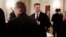 FILE - Tesla and SpaceX CEO Elon Musk arrives for a meeting between President Donald Trump and business leaders in the State Dining Room of the White House in Washington, Feb. 3, 2017.