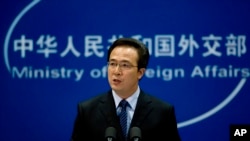中国外交部发言人洪磊（资料照）