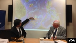 华盛顿东西中心讨论南中国海问题 （美国之音 钟辰芳拍摄）
