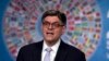 FILE - Treasury Secretary Jacob Lew, speaking to reporters in April, says failure by Congress to raise the debt limit will diminish confidence in the government, discourage investment and leave Washington unable to cope with emergencies. 
