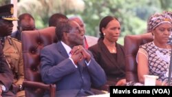 President Robert Mugabe and First Lady Grace Mugabe.