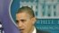 President Barack Obama during the daily press briefing, 09 Feb 2010
