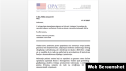 Odgovor Ambasade SAD-a