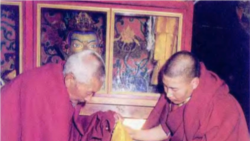 5岁男童坚赞诺布中签。（李江琳提供）