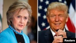 힐러리 클린턴(왼쪽) 민주당 대통령 후보와 도널드 트럼프 공화당 후보.