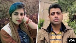 اسماعیل بخشی، فعال کارگری و سپیده قلیان، فعال مدنی