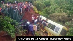 Ajali iliosababisha vifo vya wanafunzi na wafanyakazi wa shule ya Lucky Vincent wilayani Karatu, Arusha