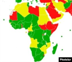 አረንጓዴ - የሮማ ደንብን ስምምነት ፈርመው በፓርላማዎቻቸው ያፀደቁ፤ ቢጫ - የሮማን ደንብ የፈረሙ ግን በፓርላማዎቻቸው ያላፀደቁ፤ ቀይ - የሮማን ደንብ ያልፈረሙና የአይሲሲ አባል ያልሆኑ