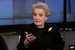 资料照：美国前国务卿马德琳·奥尔布莱特