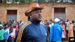 Pierre Nkurunziza lors d'un scrutin à Buye, le 17 mai 2018