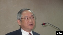 台湾立委林郁方(美国之音申华拍摄)