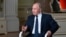 Russian President Vladimir Putin speaks to NBC News journalist Keir Simmons in an interview that aired June 14, 2021, two days before the Russian leader is to meet U.S. President Joe Biden in Geneva. (Maxim Blinov, Sputnik, Kremlin Pool Photo via AP)