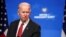 President-elect Joe Biden speaks at The Queen theater in Wilmington, Delaware, Nov. 19, 2020.