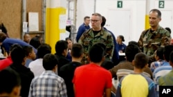 Central American immigrant children were being processed and held at the U.S. Customs and Border Protection