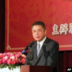 大陆台商联谊会会长叶宏灯致词