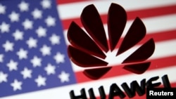 华为与美国国旗（20190307）