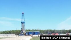 天然气工业公司在俄罗斯西伯利亚的一处油井
