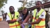 FILE - Paramedics help a student who was injured during an attack by Somalia's al-Qaida-linked al-Shabab gunmen at Garissa University College, Kenya, April 2, 2015. 