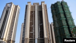 恒大集团在江苏省苏州太仓的一个建筑工地（2021年9月23日）