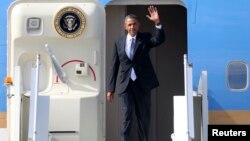 미국의 바락 오바마 대통령이 5일 G-20 정상회의 참석차 러시아 상트페테르부르크에 도착했다.