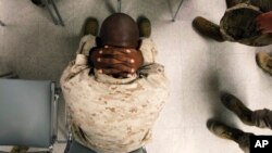 FILE - A PTSD sufferer.